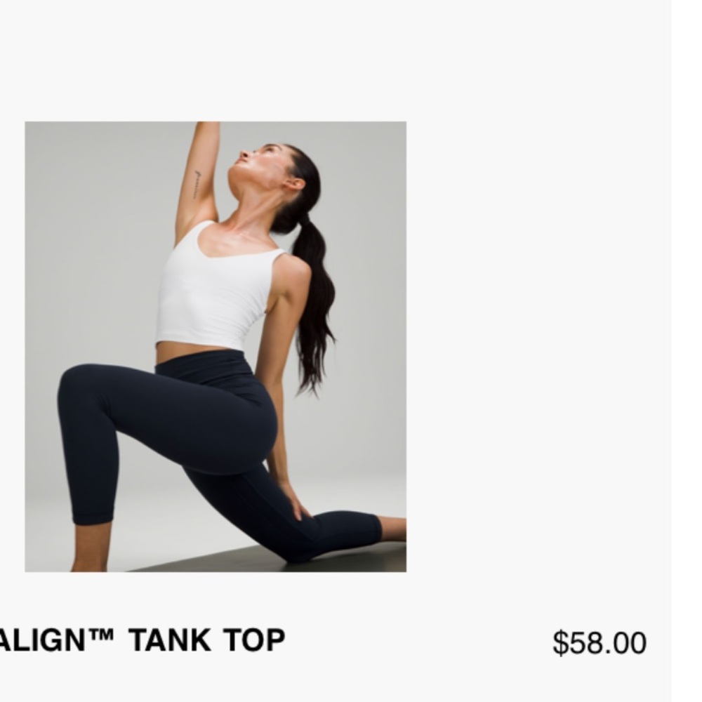 Lululemon align tank top
